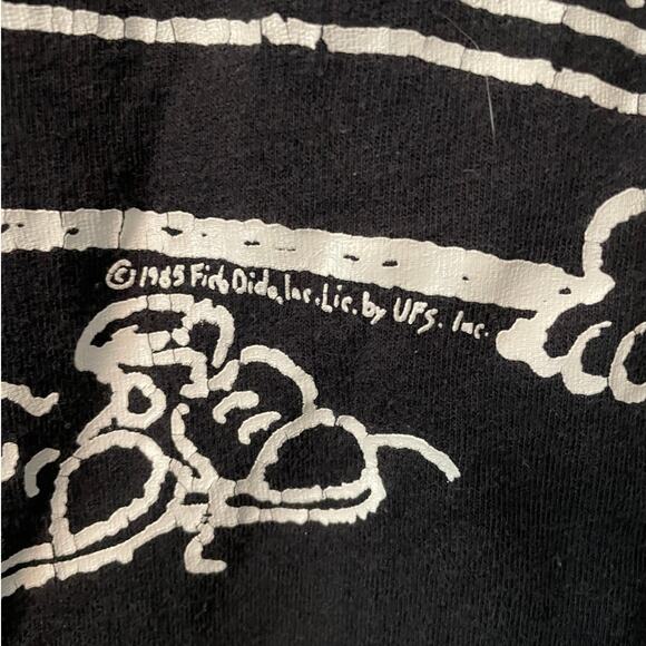 Vintage 1985 lazy Fido Dido T-Shirt single stitch - Men's M to Large, no tag - Picture 7 of 7